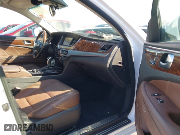 2014 Hyundai Equus Ultimate с VIN KMHGH4JHXEU089655, выставлен на аукционе IAAI как лот 41610773 с пробегом Не указан миль и . История ставок и продаж доступна на DreamBid. Изображение 5.