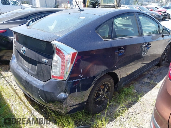 2015 Toyota Prius Four with VIN JTDKN3DUXF1937207, listed as a IAAI auction lot 41239892 with 162,140 mi miles and . Bid and sale history available at DreamBid. Image 4.
