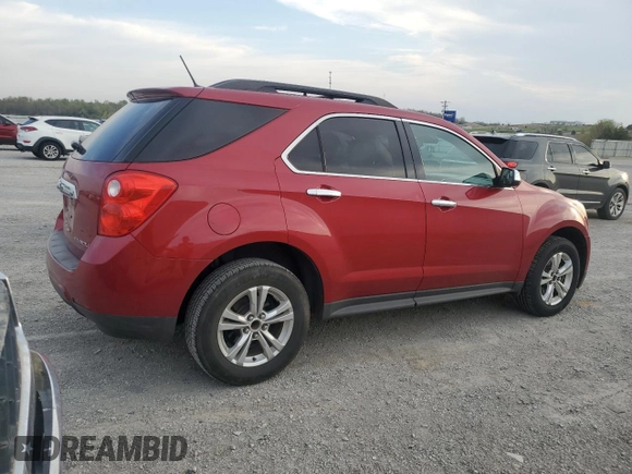 2014 Chevrolet Equinox LT with VIN 2GNALBEK3E1139219, listed as a Copart auction lot 52457165 with 165,566 mi miles and Salvage Title. Bid and sale history available at DreamBid. Image 3.
