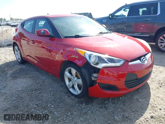 2013 Hyundai Veloster w/Gray Int with VIN KMHTC6AD8DU112810, listed as a IAAI auction lot 42144625 with 142,524 mi miles and . Bid and sale history available at DreamBid. Image 1.
