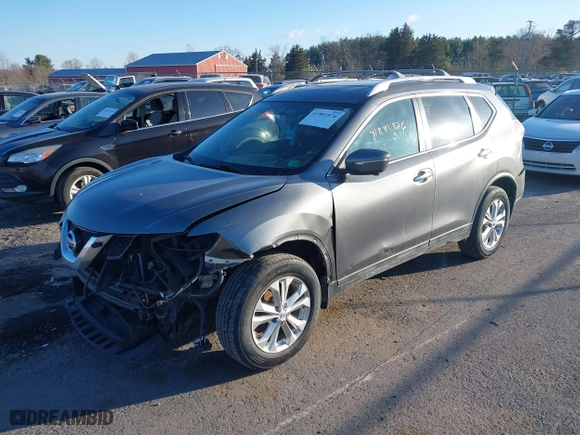 2015 Nissan Rogue SV with VIN 5N1AT2MV0FC813614, listed as a IAAI auction lot 41881876 with 243,121 mi miles. Bid and sale history available at carsss.com. Image 18.
