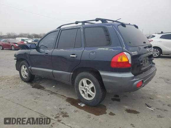 2004 Hyundai Santa Fe GLS with VIN KM8SC13D84U783292, listed as a Copart auction lot 44213045 with 0 mi miles and Salvage Title. Bid and sale history available at carsss.com. Image 2.