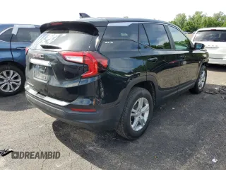 2022 GMC Terrain SLE with VIN 3GKALMEV4NL143734, listed as a Copart auction lot 54038462 with 26,414 mi miles and Salvage Title. Bid and sale history available at carsss.com. Image 4.