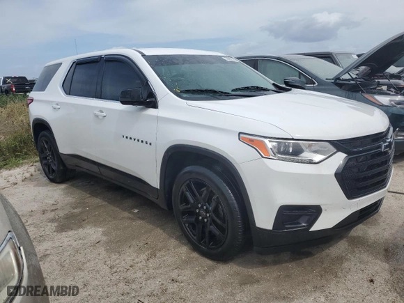 2020 Chevrolet Traverse LS with VIN 1GNERFKW1LJ280002, listed as a Copart auction lot 76082744 with 0 mi miles and Non Repairable. Bid and sale history available at carsss.com. Image 4.