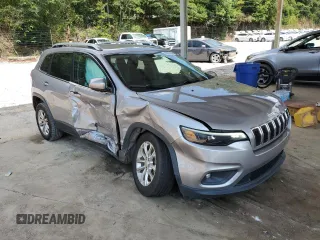 2019 Jeep Cherokee Latitude with VIN 1C4PJLCB2KD221024, listed as a Copart auction lot 63835365 with 61,364 mi miles and Salvage title. Bid and sale history available at DreamBid. Image 4.