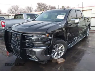 2021 Chevrolet Silverado 1500 LTZ with VIN 3GCUYGED5MG391274, listed as a IAAI auction lot 41275745 with 59,858 mi miles and . Bid and sale history available at DreamBid. Image 19.