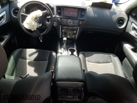 2018 Nissan Pathfinder Platinum with VIN 5N1DR2MM7JC664291, listed as a Copart auction lot 46748475 with 142,708 mi miles and Salvage title. Bid and sale history available at DreamBid. Image 8.