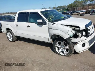 2011 Ford F-150 Lariat with VIN 1FTFW1E67BFB89628, listed as a IAAI auction lot 41910497 with 139,644 mi miles. Bid and sale history available at carsss.com. Image 1.
