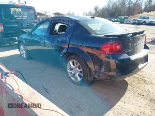 2013 Dodge Avenger R/T with VIN 1C3CDZBG7DN604481, listed as a IAAI auction lot 41475607 with 53,462 mi miles. Bid and sale history available at carsss.com. Image 3.