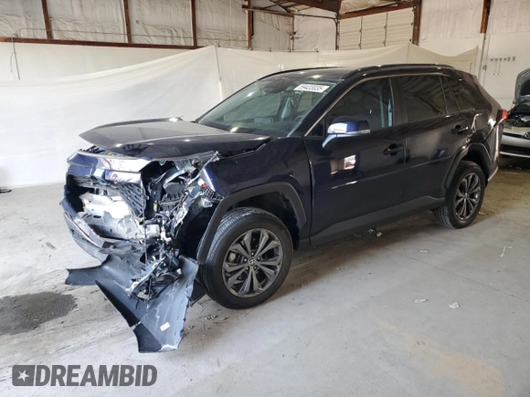 2022 Toyota RAV4 Hybrid XLE Premium with VIN 4T3B6RFV0NU097458, listed as a Copart auction lot 59433035 with 39,742 mi miles and Salvage title. Bid and sale history available at DreamBid. Image 1.