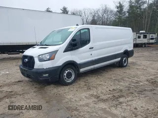 2023 Ford Transit Cargo with VIN 1FTBR1Y80PKA22691, listed as a IAAI auction lot 41789744 with 35,748 mi miles and . Bid and sale history available at DreamBid. Image 17.