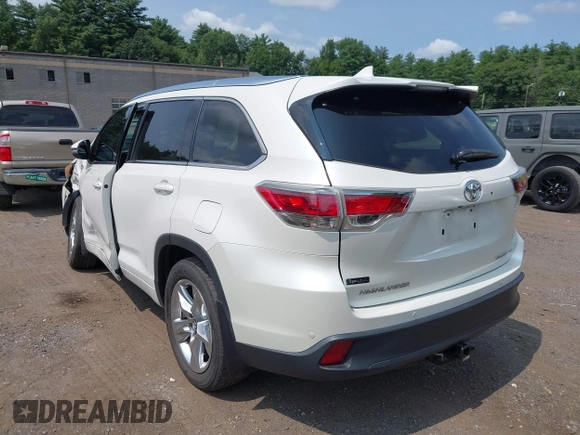 2016 Toyota Highlander Limited with VIN 5TDDKRFH0GS334968, listed as a IAAI auction lot 40088562 with 123,717 mi miles and . Bid and sale history available at DreamBid. Image 14.