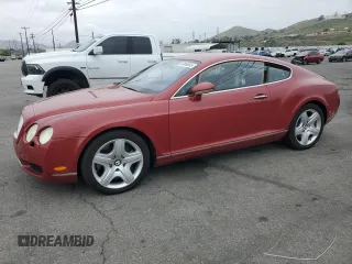 2004 Bentley Continental GT GT z VIN SCBCR63W84C021594, wystawiony jako Copart lot #53366645 z przebiegiem 100 178 mil mil oraz Tytuł czysty. Historia ofert i sprzedaży dostępna na DreamBid. Obrazek 1.