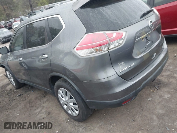 2015 Nissan Rogue SV with VIN KNMAT2MTXFP529743, listed as a IAAI auction lot 41883304 with 135,272 mi miles and . Bid and sale history available at DreamBid. Image 3.