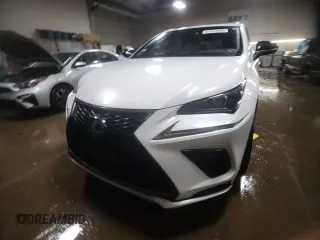 2021 Lexus NX 300 F Sport with VIN JTJSARDZ4M2263070, listed as a Copart auction lot 87491694 with 23,127 mi miles and Salvage title. Bid and sale history available at DreamBid. Image 13.