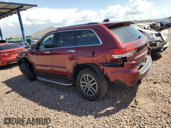 2020 Jeep Grand Cherokee Limited with VIN 1C4RJEBG8LC140392, listed as a Copart auction lot 51715225 with 41,977 mi miles and Salvage title. Bid and sale history available at DreamBid. Image 2.
