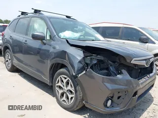 2021 Subaru Forester Premium z VIN JF2SKAJC6MH458989, wystawiony jako IAAI lot #42277859 z przebiegiem 65 283 mil mil oraz . Historia ofert i sprzedaży dostępna na DreamBid. Obrazek 1.