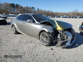 2016 Lexus IS 300 with VIN JTHCM1D27G5014539, listed as a Copart auction lot 46497475 with 61,860 mi miles and Salvage Title. Bid and sale history available at carsss.com. Image 4.