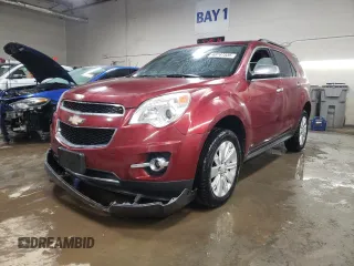 2010 Chevrolet Equinox LTZ with VIN 2CNALFEW0A6229293, listed as a Copart auction lot 48747335 with Not Provided miles and Salvage Title. Bid and sale history available at carsss.com. Image 1.