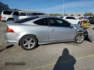 2002 Acura RSX Type S with VIN JH4DC53042C020379, listed as a Copart auction lot 46705055 with 143,245 mi miles and Salvage Title. Bid and sale history available at carsss.com. Image 3.