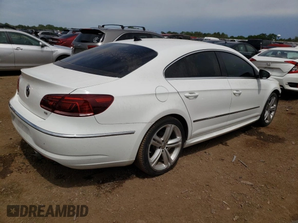 2016 Volkswagen CC Sport with VIN WVWBN7AN7GE501087, listed as a Copart auction lot 56011304 with 66,512 mi miles and Salvage Title. Bid and sale history available at carsss.com. Image 3.