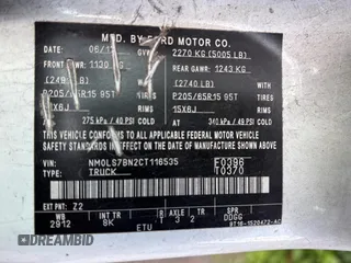 2012 Ford Transit Connect XLT с VIN NM0LS7BN2CT116535, выставлен на аукционе Copart как лот 64290765 с пробегом 135 637 миль миль и Чистый • Clean title. История ставок и продаж доступна на DreamBid. Изображение 10.