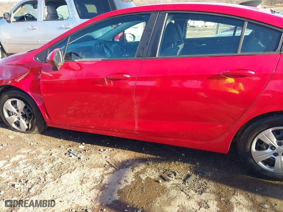 2016 Chevrolet Cruze LS with VIN 1G1BC5SM2G7243753, listed as a IAAI auction lot 41599767 with 93,569 mi miles. Bid and sale history available at carsss.com. Image 14.