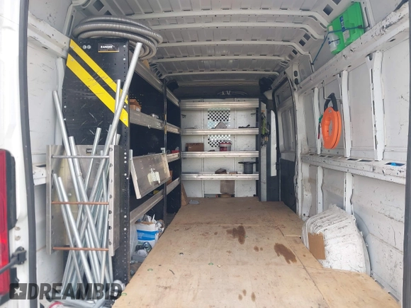 2023 Ram ProMaster Cargo with VIN 3C6MRVJG9PE514115, listed as a IAAI auction lot 42031114 with 36,063 mi miles and . Bid and sale history available at DreamBid. Image 8.