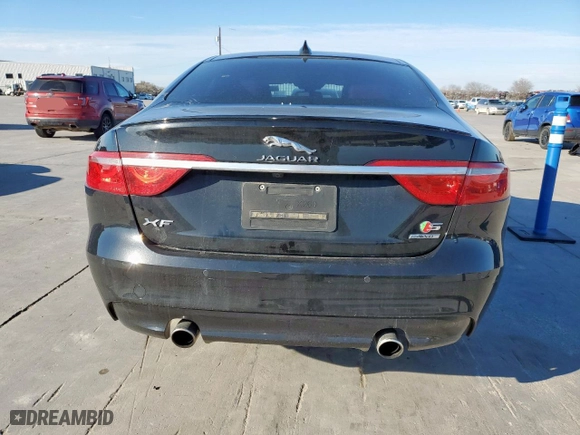2016 Jaguar XF S with VIN SAJBM4BV4GCY13297, listed as a Copart auction lot 46176515 with 94,135 mi miles and Salvage Title. Bid and sale history available at carsss.com. Image 6.