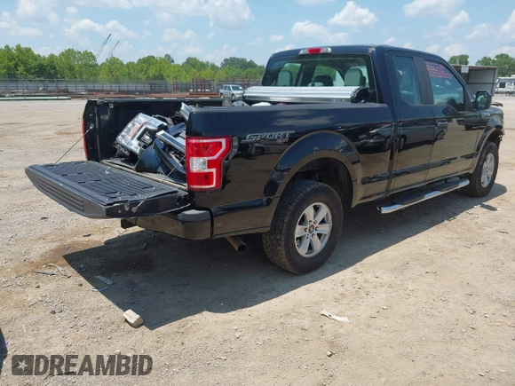 2018 Ford F-150 XL with VIN 1FTEX1EP8JKC44174, listed as a IAAI auction lot 42682689 with 196,761 mi miles and . Bid and sale history available at DreamBid. Image 4.