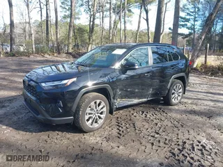 2024 Toyota RAV4 XLE Premium with VIN 2T3A1RFV0RW453018, listed as a IAAI auction lot 41572245 with 7,504 mi miles. Bid and sale history available at carsss.com. Image 2.