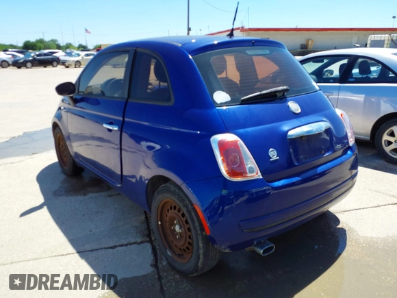 2012 FIAT 500 Pop z VIN 3C3CFFAR1CT198448, wystawiony jako IAAI lot #42088618 z przebiegiem 128 343 mil mil oraz . Historia ofert i sprzedaży dostępna na DreamBid. Obrazek 3.