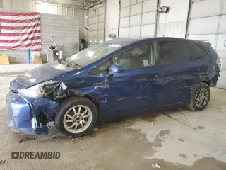2016 Toyota Prius v Two with VIN JTDZN3EU9GJ042953, listed as a Copart auction lot 49734175 with Not Provided miles and Clean Title. Bid and sale history available at carsss.com. Image 1.
