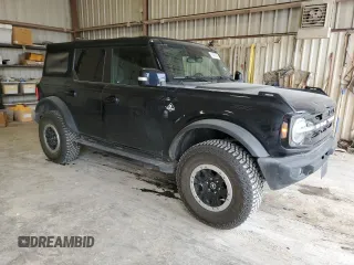 2021 Ford Bronco with VIN 1FMEE5DPXMLA91211, listed as a Copart auction lot 53406165 with 32,999 mi miles and Clean title. Bid and sale history available at DreamBid. Image 4.