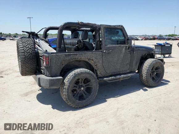 2015 Jeep Wrangler Sport with VIN 1C4GJWAG8FL563198, listed as a Copart auction lot 52867385 with 47,854 mi miles and Salvage title. Bid and sale history available at DreamBid. Image 3.