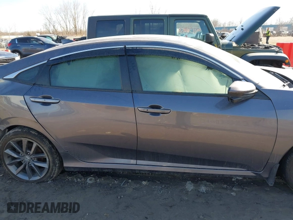 2019 Honda Civic Sedan EX with VIN 19XFC1F35KE020036, listed as a IAAI auction lot 41774068 with 67,083 mi miles. Bid and sale history available at carsss.com. Image 14.