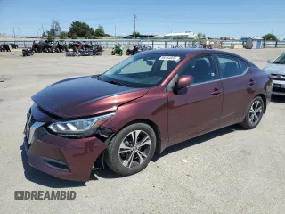2020 Nissan Sentra SV z VIN 3N1AB8CV4LY232392, wystawiony jako Copart lot #56254005 z przebiegiem 57 614 mil mil oraz Szkoda całkowita • Salvage title. Historia ofert i sprzedaży dostępna na DreamBid. Obrazek 1.
