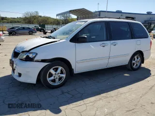 2003 Mazda MPV LX with VIN JM3LW28A330335382, listed as a Copart auction lot 74640944 with 209,833 mi miles and Salvage Title. Bid and sale history available at carsss.com. Image 1.