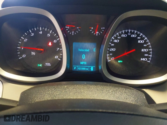 2012 Chevrolet Equinox LT w/2LT with VIN 2GNFLNEK9C6201097, listed as a IAAI auction lot 41309383 with 103,388 mi miles. Bid and sale history available at carsss.com. Image 7.