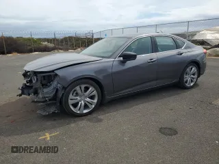 2023 Acura TLX Technology с VIN 19UUB5F43PA004892, выставлен на аукционе Copart как лот 43212855 с пробегом 3 912 миль миль и Списание • Salvage title. История ставок и продаж доступна на DreamBid. Изображение 1.