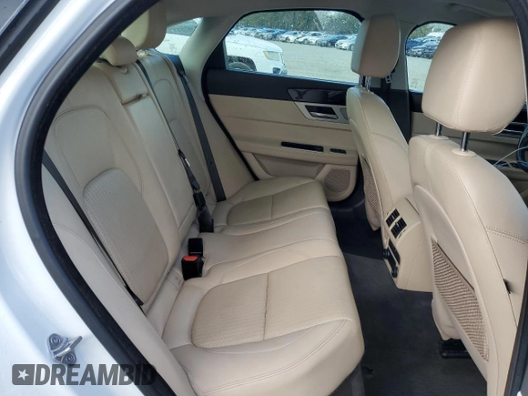 2017 Jaguar XF 20d Prestige with VIN SAJBE4BN5HCY44573, listed as a Copart auction lot 80104004 with 75,015 mi miles and Salvage Title. Bid and sale history available at carsss.com. Image 10.