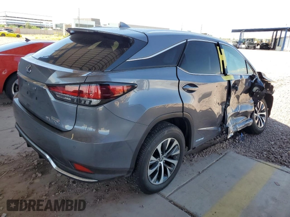 2020 Lexus RX with VIN 2T2AGMDAXLC048248, listed as a Copart auction lot 67398504 with 15,946 mi miles and Salvage Title. Bid and sale history available at carsss.com. Image 3.
