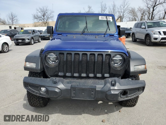 2020 Jeep Wrangler Unlimited Sport Altitude with VIN 1C4HJXDN8LW329075, listed as a Copart auction lot 49470025 with 78,380 mi miles and Salvage title. Bid and sale history available at DreamBid. Image 5.