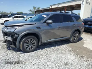 2022 Nissan Pathfinder SV с VIN 5N1DR3BA0NC253982, выставлен на аукционе Copart как лот 55132085 с пробегом 27 907 миль миль и На запчасти • Non repairable. История ставок и продаж доступна на DreamBid. Изображение 1.