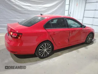 2016 Volkswagen Jetta Sport with VIN 3VWB17AJ4GM239710, listed as a Copart auction lot 57070525 with 107,576 mi miles and Salvage title. Bid and sale history available at DreamBid. Image 3.