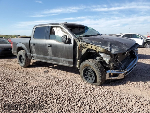2020 Ford F-150 XL with VIN 1FTEW1C45LKD11649, listed as a Copart auction lot 44363805 with 81,106 mi miles and Salvage Title. Bid and sale history available at carsss.com. Image 4.