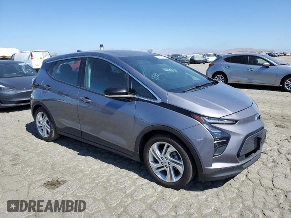 2023 Chevrolet Bolt EV 1LT with VIN 1G1FW6S05P4115360, listed as a Copart auction lot 60748555 with 69,678 mi miles and Salvage title. Bid and sale history available at DreamBid. Image 4.
