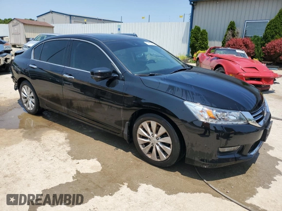 2014 Honda Accord Touring z VIN 1HGCR3F92EA002801, wystawiony jako Copart lot #59150495 z przebiegiem 112 377 mil mil oraz Szkoda całkowita • Salvage title. Historia ofert i sprzedaży dostępna na DreamBid. Obrazek 4.