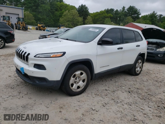 2015 Jeep Cherokee Sport z VIN 1C4PJMAB7FW622216, wystawiony jako Copart lot #57939965 z przebiegiem 179 349 mil mil oraz Czysty tytuł • Clean title. Historia ofert i sprzedaży dostępna na DreamBid. Obrazek 1.