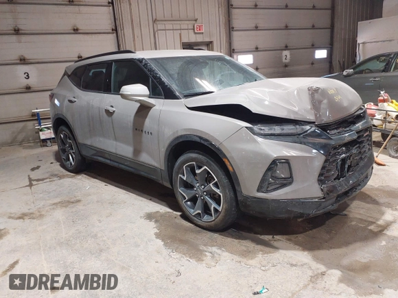2021 Chevrolet Blazer RS z VIN 3GNKBKRS4MS511445, wystawiony jako IAAI lot #41376452 z przebiegiem 34 843 mil mil oraz . Historia ofert i sprzedaży dostępna na DreamBid. Obrazek 1.